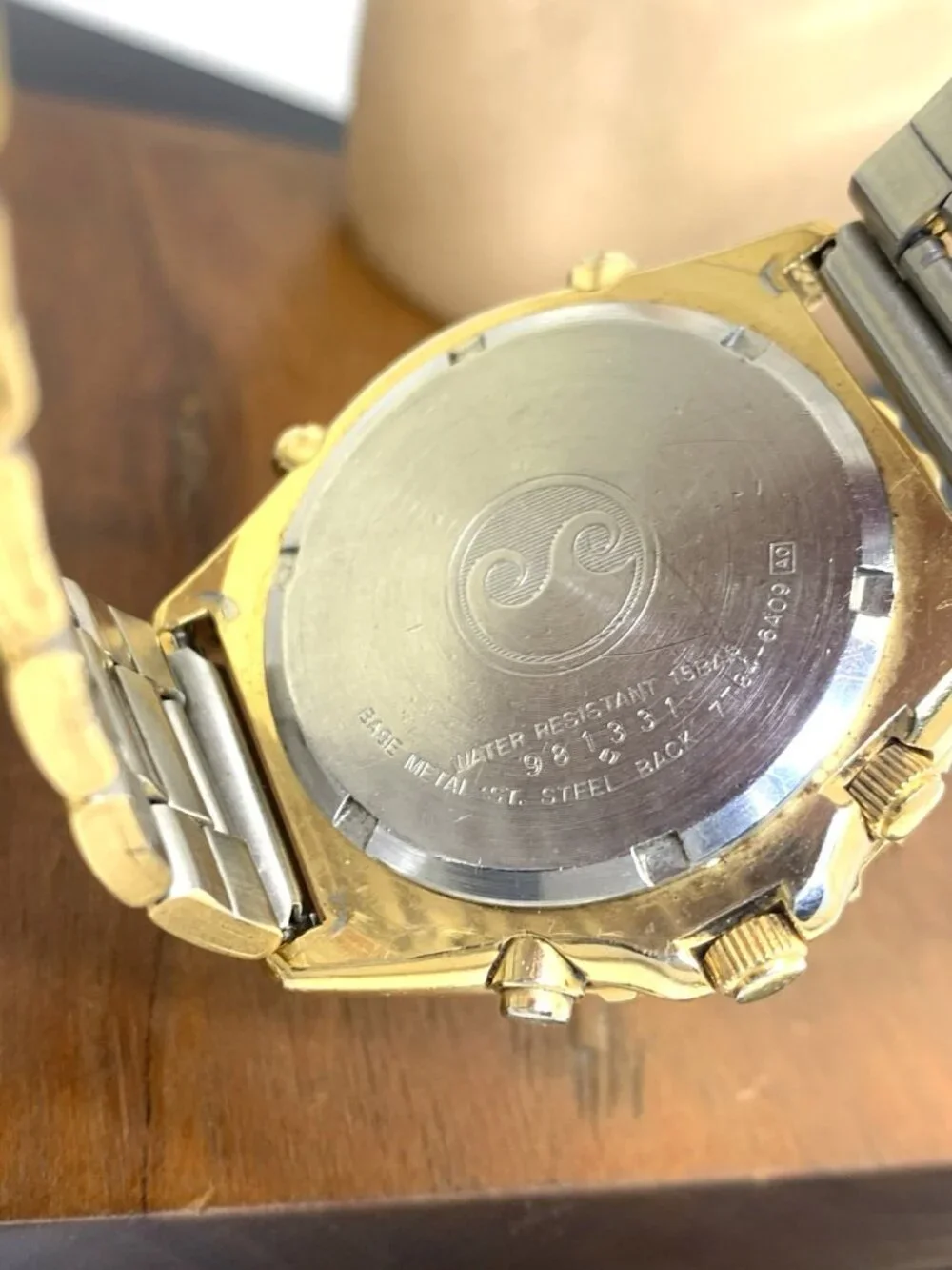 Seiko Flightmaster Mens Watch 7T34-6A09 Quartz Vintage Gold Stainless Steel 40mm